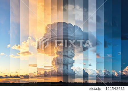 Time Lapse of Mushroom Cloud Evolution Time Lapse of Mushroom Cloud Evolution 121542683