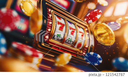 Mobile Casino App Interface with Vibrant Elements Mobile Casino App Interface with Vibrant Elements 121542787