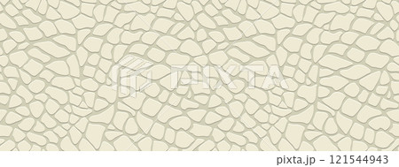Pig Animal Print Seamless Pattern. Farm Animal Skin Vector Background 121544943