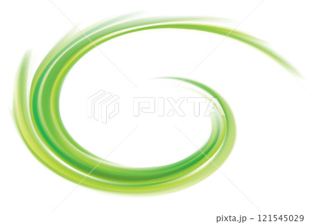 Vector swirling backdrop green color 121545029