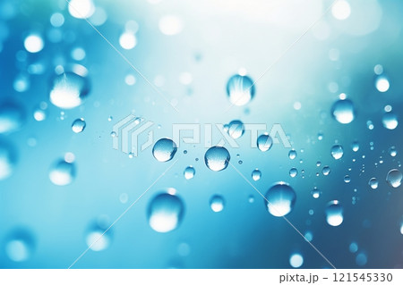 The exquisite interplay of abstract raindrops and overhead sunlight, composing a gorgeous water background designed for highlighting products or text. Created with generative AI tools The exquisite interplay of abstract raindrops and overhead sunlight, composing a gorgeous water background designed for highlighting products or text. Created with generative AI tools 121545330