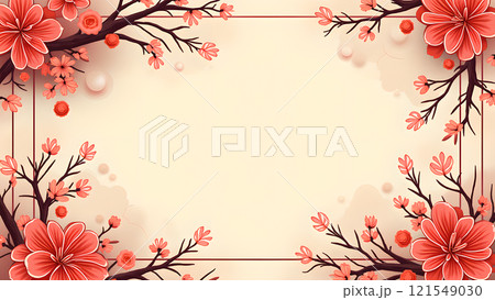 Happy chinese new year background lunar 121549030