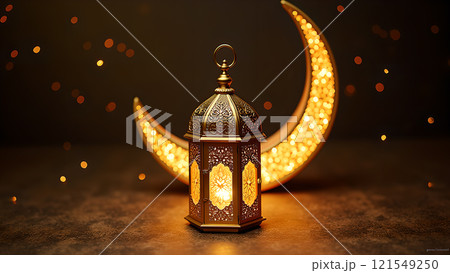 lantern moon kareem islamic background 121549250