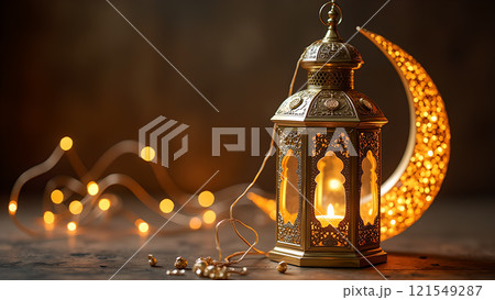lantern moon kareem islamic background 121549287