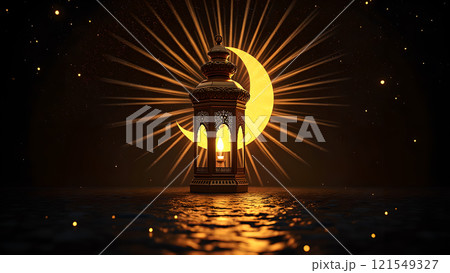 lantern moon kareem islamic background 121549327