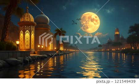 lantern moon kareem islamic background lantern moon kareem islamic background 121549439