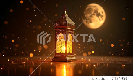 lantern moon kareem islamic background 121549595