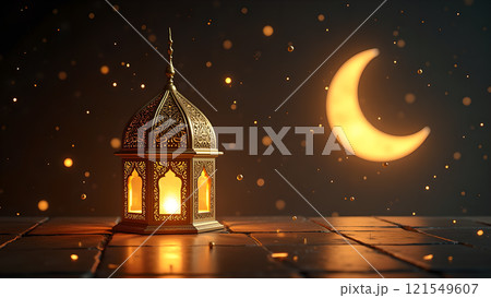 lantern moon kareem islamic background 121549607
