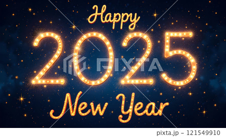 happy new year text on dark background happy new year text on dark background 121549910
