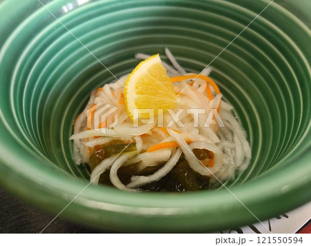 なます　小鉢　素材　背景 121550594