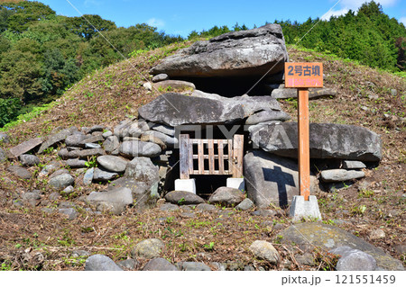 薄根川河岸段丘上に位置する奈良古墳群　2号古墳　沼田市　　 121551459