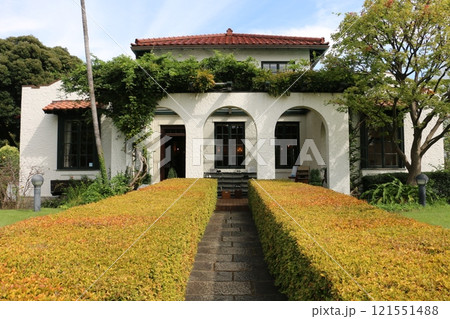 港の見える丘公園に建つ山手111番館 121551488