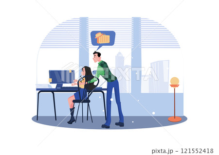 A couple chooses a peaceful resort to relax 121552418