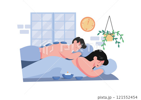 Couple's Spa Day for Self-Pampering Couple's Spa Day for Self-Pampering 121552454