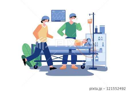 A Surgeon In The Operating Room 121552492