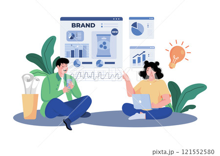 Product Team Conducts Market Research For New Product 121552580
