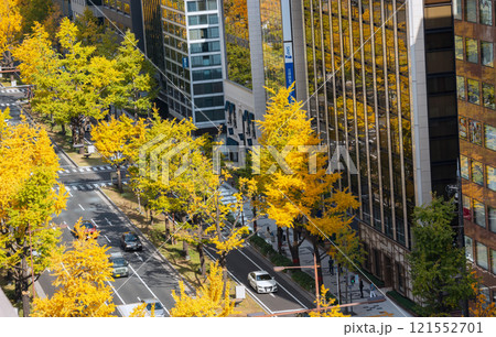 御堂筋線の風景 御堂筋線の風景 121552701
