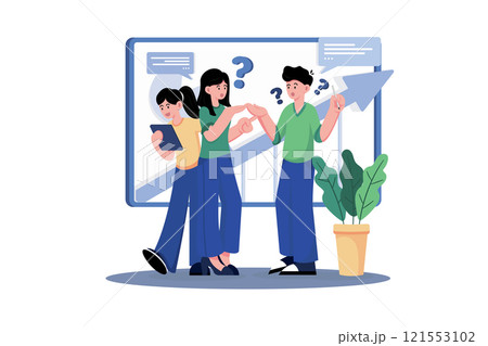 Marketing Team Discussion On Data Analysis Marketing Team Discussion On Data Analysis 121553102