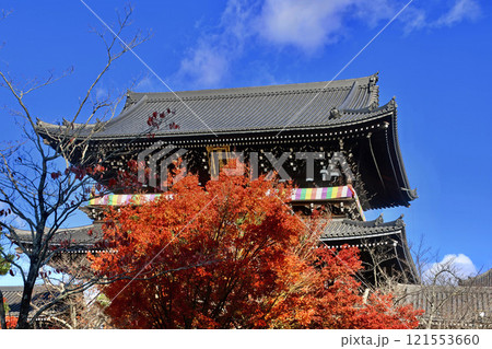 金戒光明寺・山門・紅葉（京都・左京区） 121553660