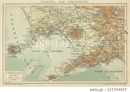 20世紀初頭 世界地図 イタリア ナポリ 20世紀初頭 世界地図 イタリア ナポリ 121554937