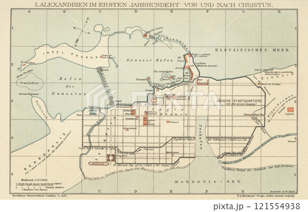世界地図 エジプト 紀元1世紀前後 アレクサンドリア 世界地図 エジプト 紀元1世紀前後 アレクサンドリア 121554938