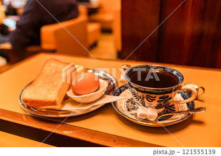 純喫茶のモーニングとコーヒー 121555139