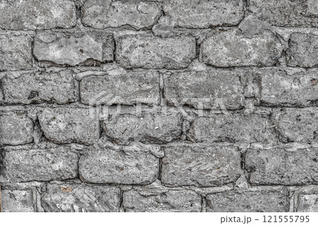 Wall made of concrete blocks Wall made of concrete blocks 121555795