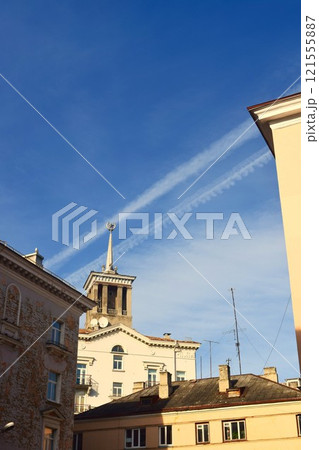 タリンの街風景　エストニア 121555887