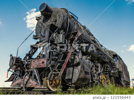The old black locomotive The old black locomotive 121556443