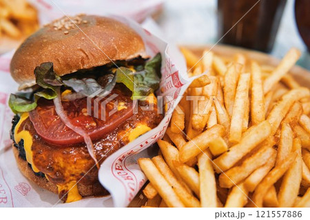 ハンバーガー ハンバーガー 121557886