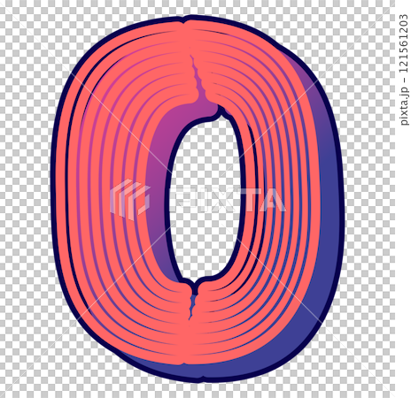 Kiddy style letter. Pink decorative font. Custom art lettering. 121561203