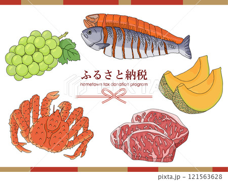 ふるさと納税バナー　グルメセット　 121563628