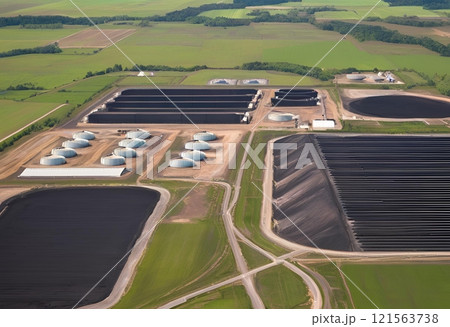 Coal-to-liquid and gas production plant for energy.AI Generated 121563738