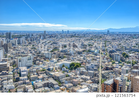 東京の都市風景 三軒茶屋からの眺め 東京の都市風景 三軒茶屋からの眺め 121563754