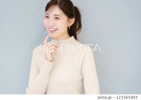 健康な歯をイメージしたポートレート 健康な歯をイメージしたポートレート 121565803