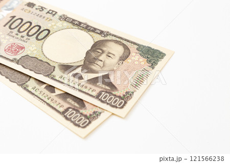 白背景に2万円 白背景に2万円 121566238