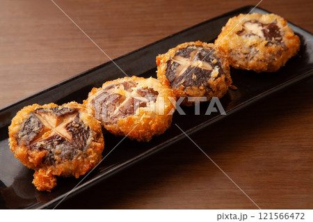 椎茸の肉詰めフライ 椎茸の肉詰めフライ 121566472