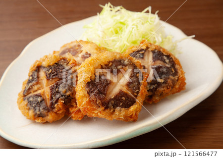 椎茸の肉詰めフライ 椎茸の肉詰めフライ 121566477