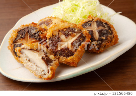 椎茸の肉詰めフライ 121566480