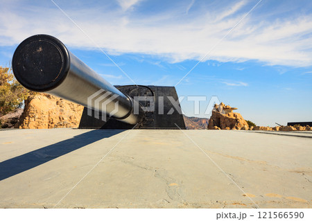 Battery de Castillitos in Spain. Tourist site Battery de Castillitos in Spain. Tourist site 121566590