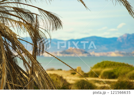 Mediterranean coastal landscape Spain 121566635