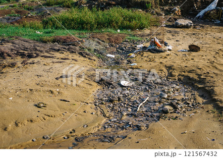 the problems of microplastics on the Black Sea coast. environmental disaster made of plastic the problems of microplastics on the Black Sea coast. environmental disaster made of plastic 121567432