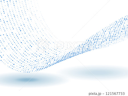 Bright blue minimal dotted waves abstract background Bright blue minimal dotted waves abstract background 121567733