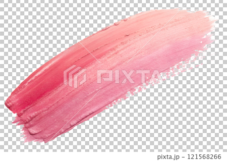 Abstract colored pink watercolor brush stroke isolated on the white background Abstract colored pink watercolor brush stroke isolated on the white background 121568266