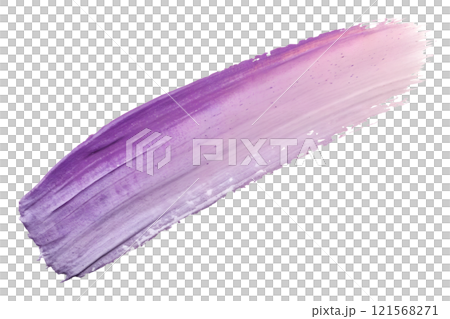 Abstract colored purple watercolor brush stroke isolated on the white background Abstract colored purple watercolor brush stroke isolated on the white background 121568271