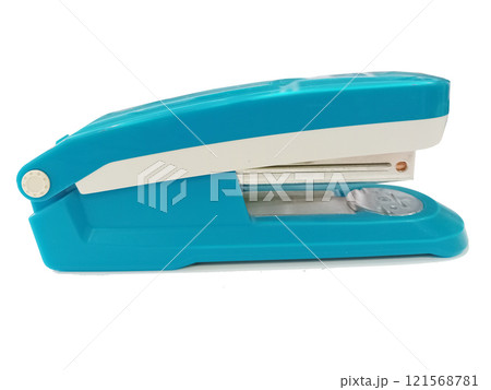 Blue stapler isolated on a white background, clipping path included Blue stapler isolated on a white background, clipping path included 121568781