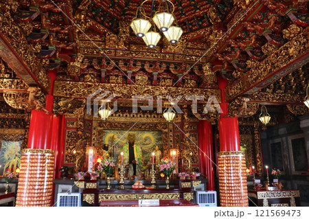 横浜中華街の象徴関帝廟 横浜中華街の象徴関帝廟 121569473