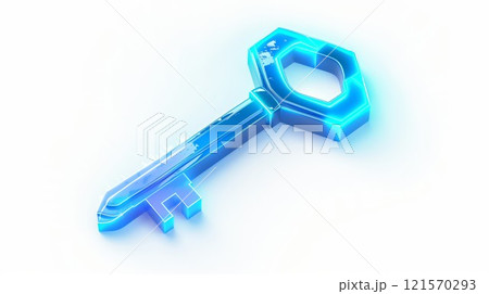 digital key for privacy and security protection, technology and information safety, cyberspace password protect concept 121570293