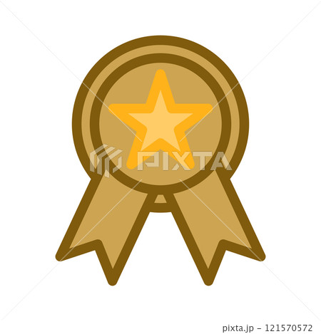 Rosette icon design template 121570572