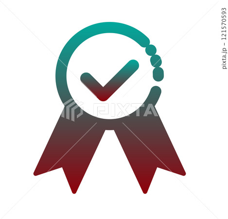 Rosette icon design template Rosette icon design template 121570593